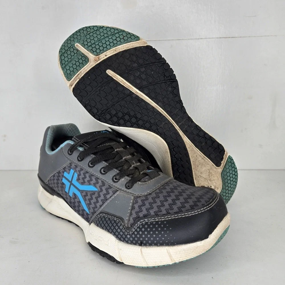 Kuru Quantum Athletic Shoes Women's 8 Medium Grey Blue Walking Pain Relief Arch - Picture 5 of 8